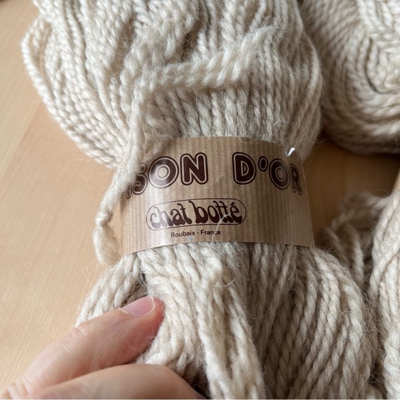 Vintage wool skeins chat botté toison d’or - Picture 3 of 5